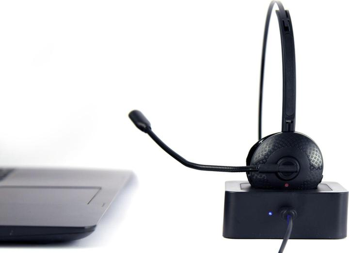 Actual product image Gembird Bluetooth Call Centre Headset Mono black (Wireless, USB-C)