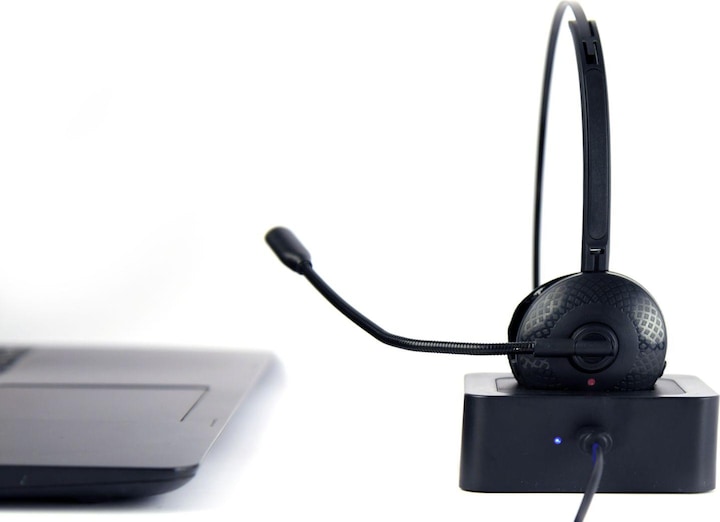 Produktbild Gembird Bluetooth-Callcenter-Headset Mono schwarz (Kabellos, USB-C)