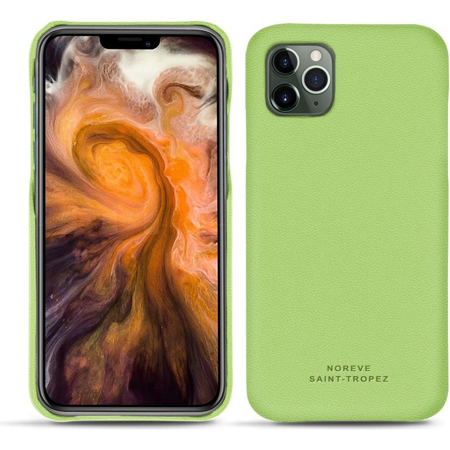 Noreve Lederschutzhülle (Apple iPhone 11 Pro Max), Smartphone Hülle, Grün
