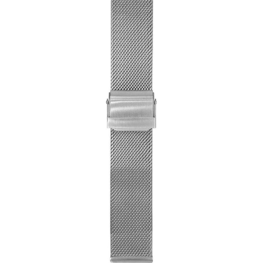 Zeppelin Stahlarmband silber 18 mm (18 mm), Cinturini per orologi, Argento