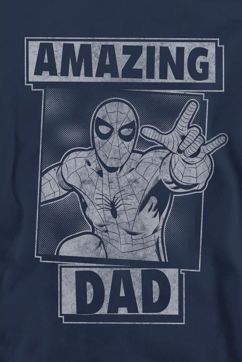 Actual product image Spiderman Unisex Adult Amazing Dad Mono Fathers Day Sweatshirt (M)
