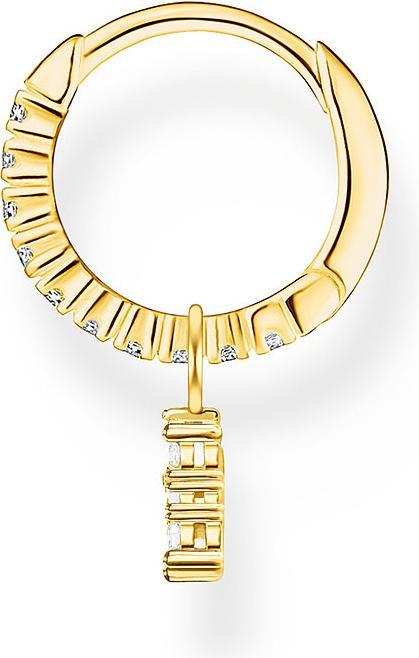 Image du produit Thomas Sabo Créole simple avec pendentif étoile en or (Or jaune 750 plaqué or, Argent sterling 925)