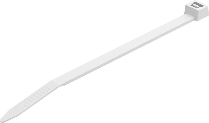 Produktbild OBO Bettermann Kabelbinder 4,8x160mm, PA, weiss 2331866 (Kunststoffkabelbinder, 160 mm, 100 Stk.)