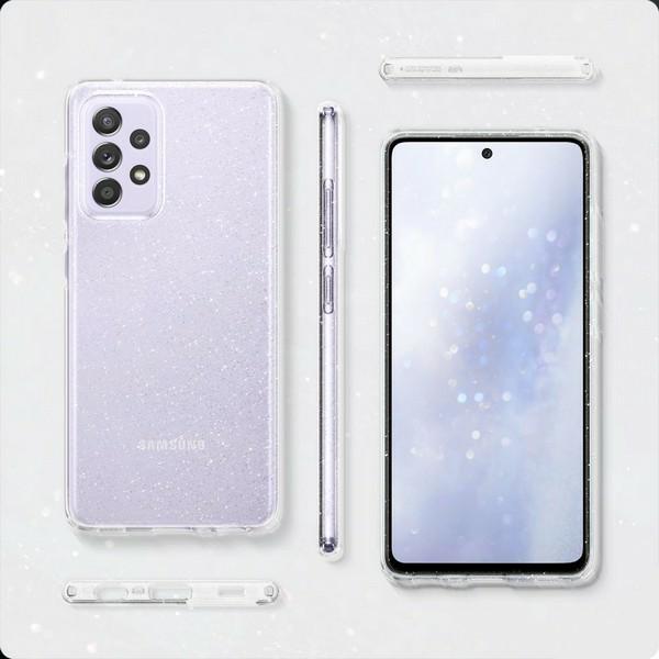Produktbild Spigen Liquid Crystal Glitter Handy-Schutzhülle 16,5 cm (6.5" ) Cover Transparent (Samsung Galaxy A52 5G)