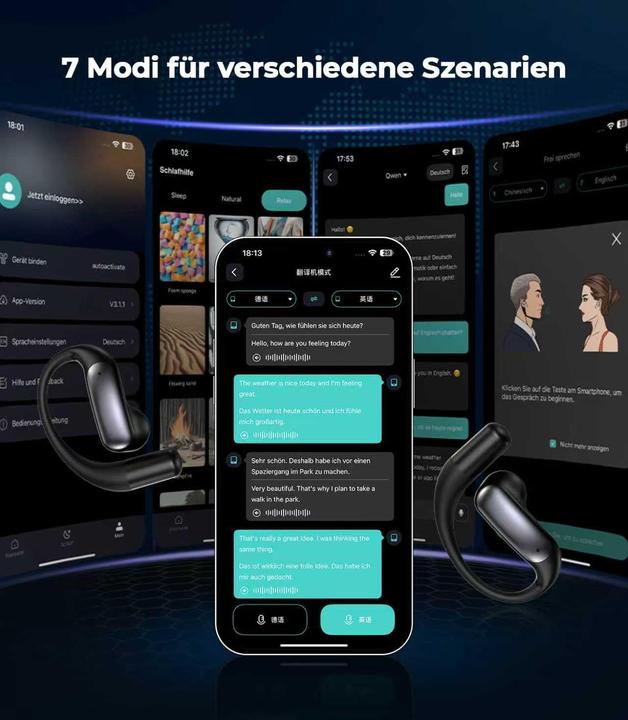 Image du produit JDBL 10-in-1 Übersetzer-Kopfhörer mit KI-Technologie