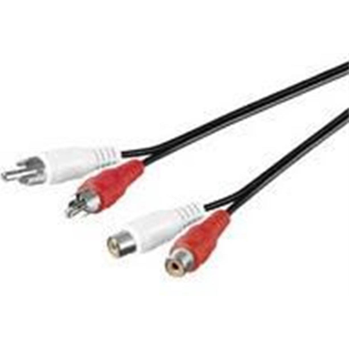 MicroConnect Audiokabel (5 m, Cinch), Audio Kabel