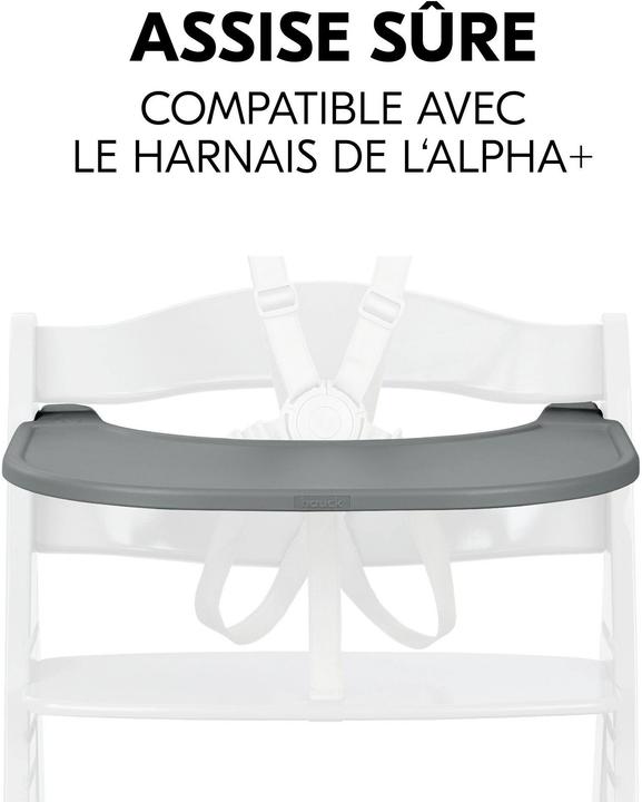 Produktbild Hauck Alpha Click Tray Grey