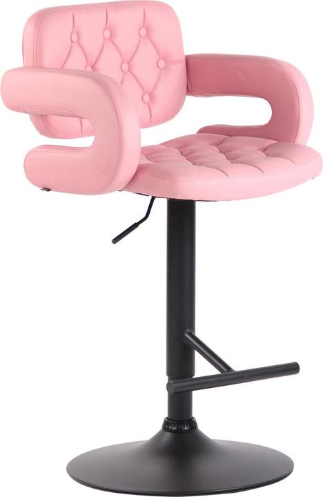 Produktbild Swisshandel24 Barhocker Dublin schwarz, pink