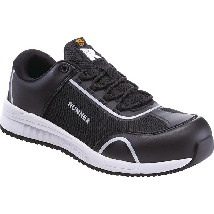 Runnex, Sicherheitsschuhe, Sicherheitsschuh SportStar S1PS ESD 5113-40 sw/ws Gr.40 (S1P, 40)
