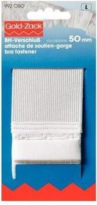 Produktbild Prym BH-Verschluss, weiss 50 mm, Karte