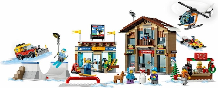 Actual product image LEGO ski resort (60203, LEGO City)
