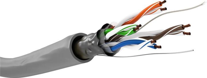 Produktbild Goobay Netzwerkkabel CAT 5e F/UTP 4 x (F/UTP, CAT5e, 100 m)