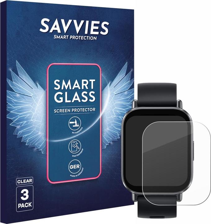 Produktbild Savvies Panzer Schutzglas für Xiaomi Redmi Watch 5 Active Schutzfolie Displayschutz Display Schutz Glas