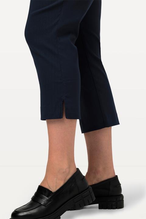 Immagine prodotto Ulla Popken Pantaloni di bengalina elasticizzata, lunghi fino al polpaccio, con cintura elastica (58)