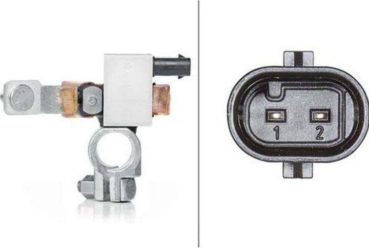 Hella 6PK 010 557-921 Sensor, accumanagement - 12V - Geschroefd