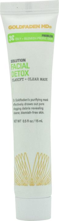Goldfaden MD Entgiftungsmaske für das Gesicht Klärende Gesichtsmaske mit Zinkoxid und Schwefel (15 ml)