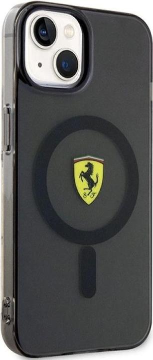 Actual product image Ferrari FEHMP14SURKK iPhone 14 6.1" black/black hardcase Translucent Magsafe (Apple iPhone 14)