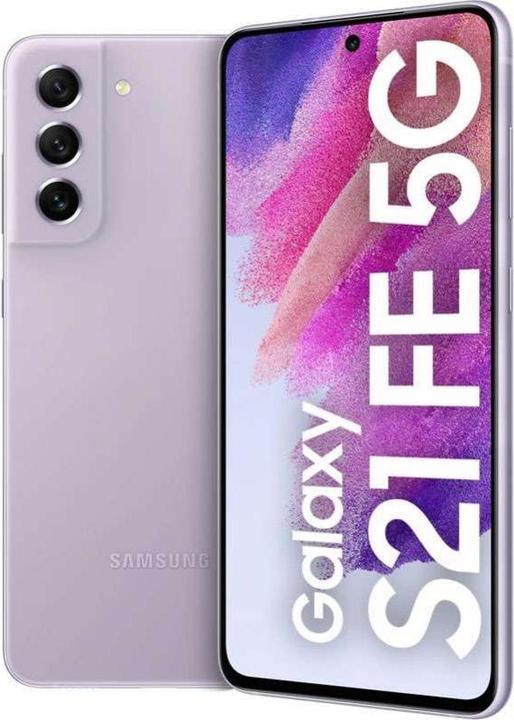 Actual product image Samsung Galaxy S21 FE 5G EU (128 GB, Lavender, 6.40", Dual SIM, 5G)