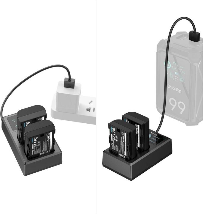 Produktbild SmallRig Digitalkamera-Akku LP-E6P mit Akku-Ladegerät, Akkutyp (Kamera Akku, Kamera Akku Ladegerät)