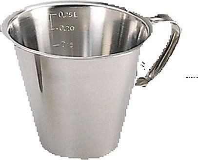 Image du produit de Buyer Gobelet gradué avec pied annulaire et bec verseur gradué (500 ml)