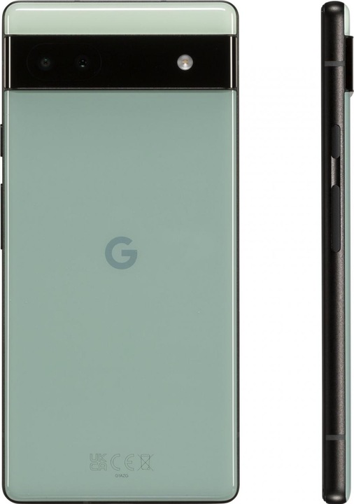 Produktbild Google Pixel 6a (128 GB, Sage Green, 6.10", SIM + eSIM, 12.20 Mpx, 5G)