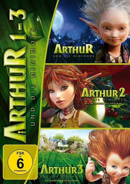 Arthur et les Minimoys 1-3 (DVD, 2006, Allemand)