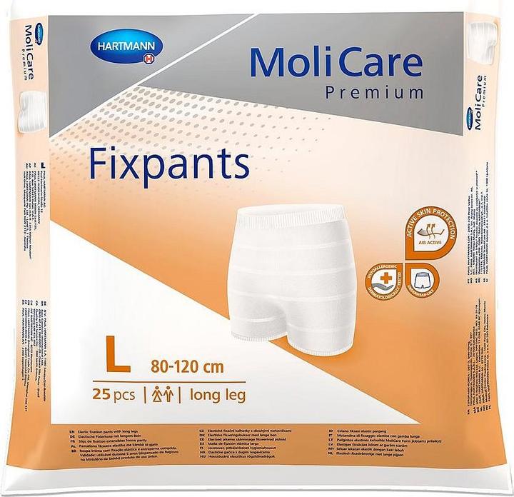 Produktbild MoliCare Premium Fixpants long leg Inkontinenz Fixierhose (25 x, Large)