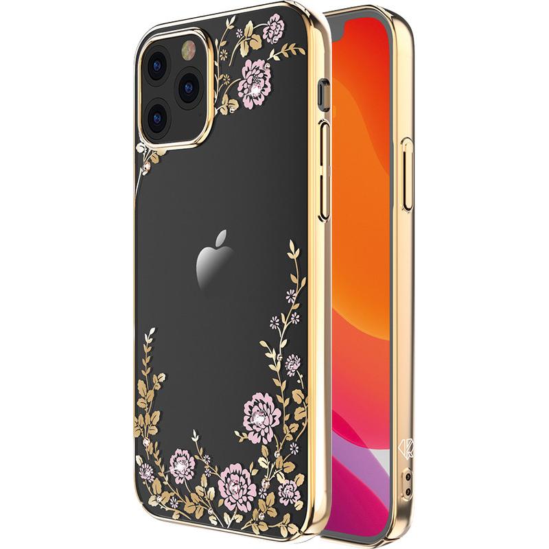 Thumbnail - Kingxbar Flora Series (Apple iPhone 12 Pro Max), Smartphone Hülle, Gold, Transparent