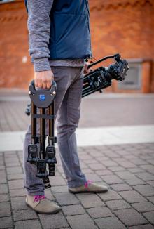 Actual product image Fotopro DV Series Dolly Fire Wheels (Plastic)