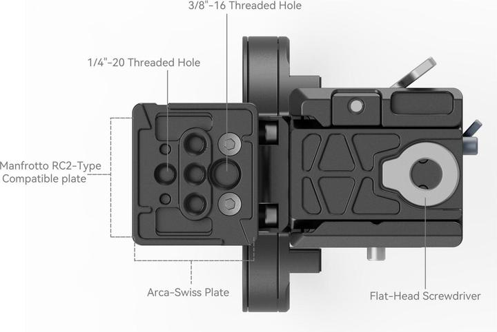 Produktbild SmallRig Montageplatte Nikon Z Series Kit Drehbar