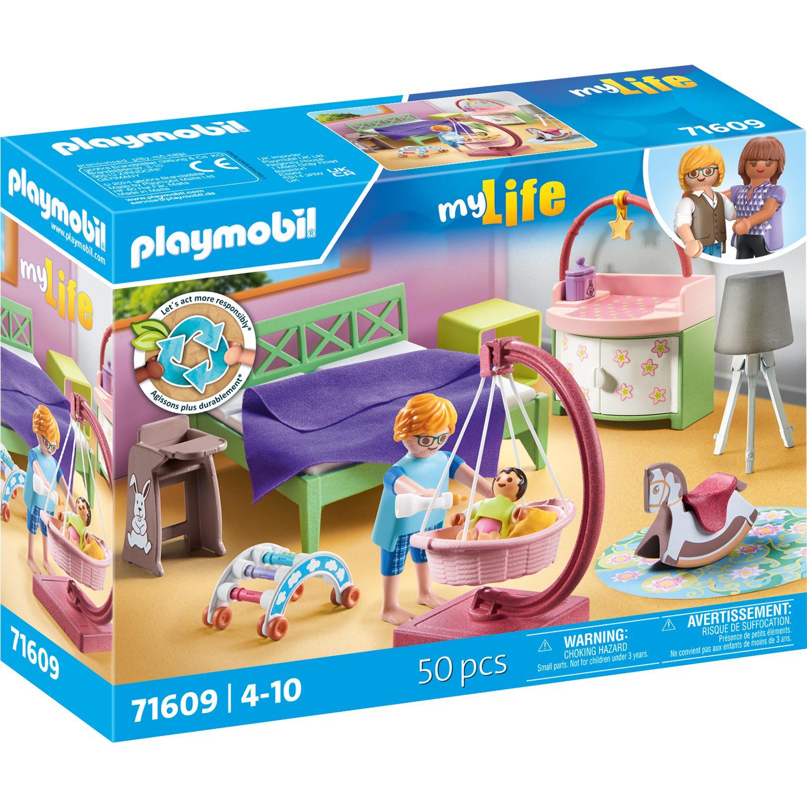 Playmobil Schlafzimmer mit Babyspielecke (71609, Playmobil My Life)