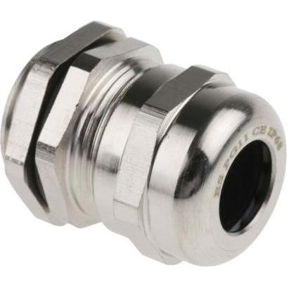 Rs Pro, Kabelverbindung, PG11 Brass Cable gland + locknut,5-10mm
