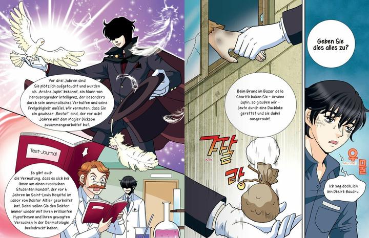 Produktbild MANHWA – Klassiker für Kids – Arsène Lupin (Deutsch, Renate Seo, Lime Studio, Ullmann Medien, 2024)