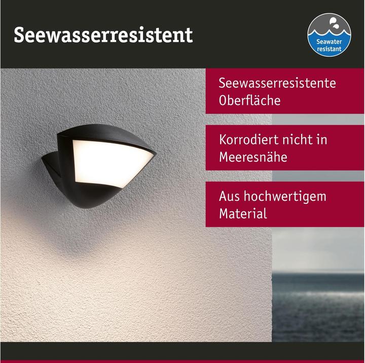Produktbild Paulmann Aussenwandleuchte Skyla (1050 lm, IP44)