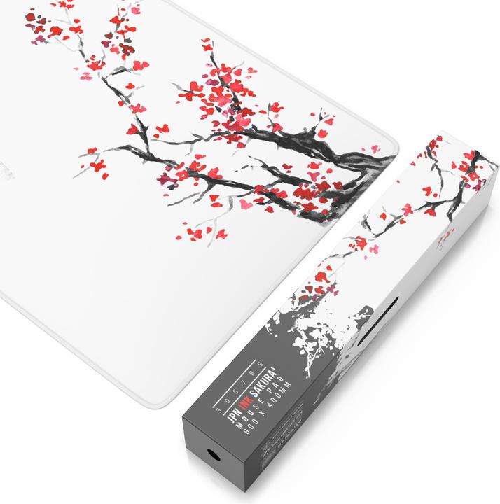 Actual product image Titanwolf Gaming Mouse Pad, 900 x 400mm XXL Speed Gaming Mouse Mat, Mousepad Extra Large Surface, Ink Sakura 4 (XXL)
