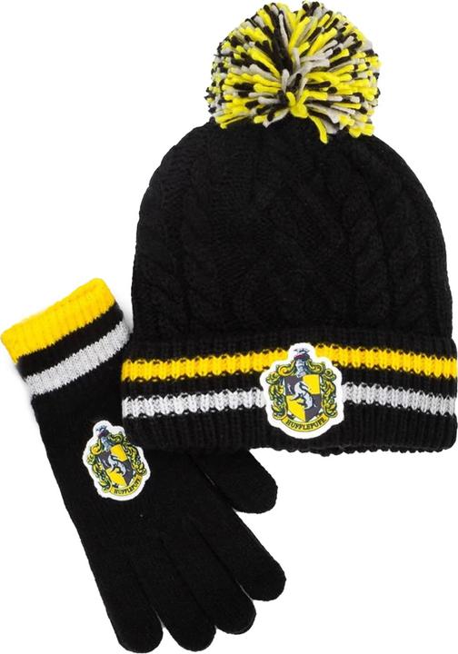 Produktbild Erwachsene Hufflepuff Mütze & Handschuhe Set