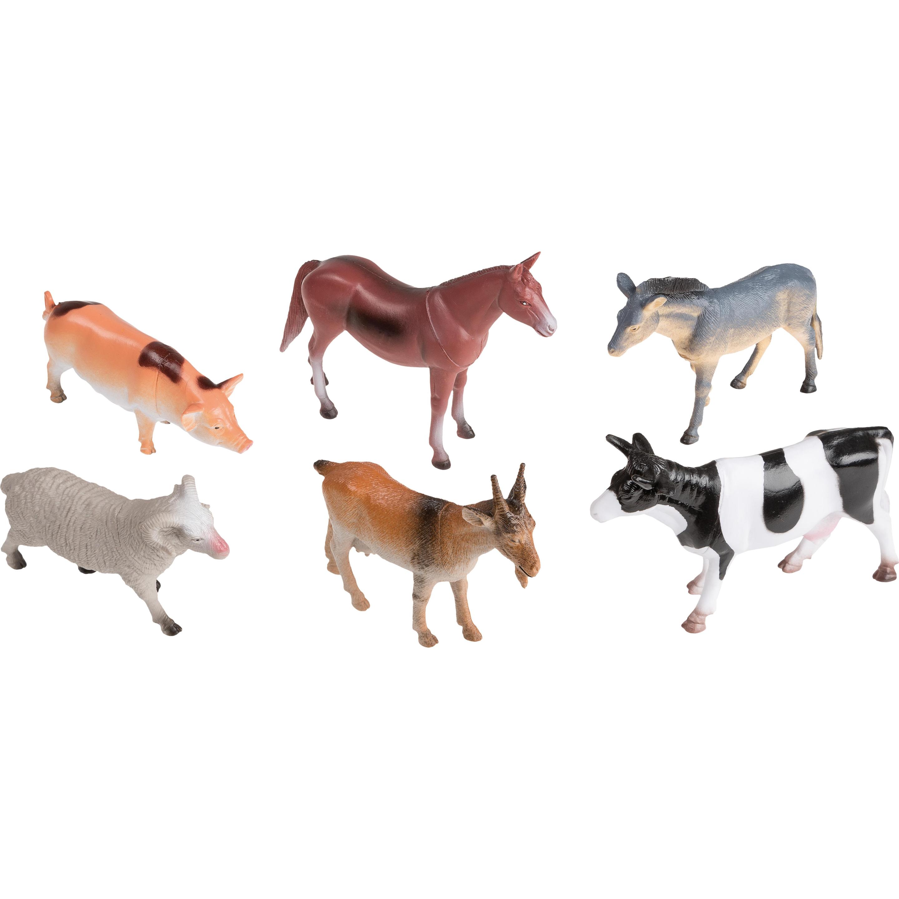 Thumbnail - Idena Spielfiguren-Set Farmtiere 15cm 6teilig