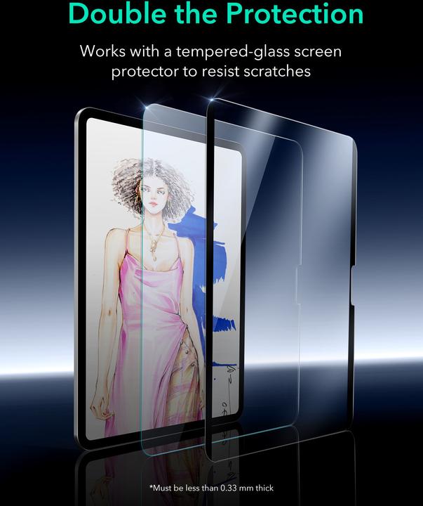 Produktbild ESR Paper-Feel Magnetic Screen (1 Stück, IPad Pro 11)