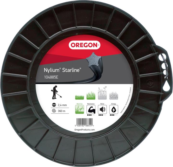 Image du produit Oregon Fil Nylium Starline 2.4 mm x 360 m (Herbicide, Fil de coupe + bobine de fil)