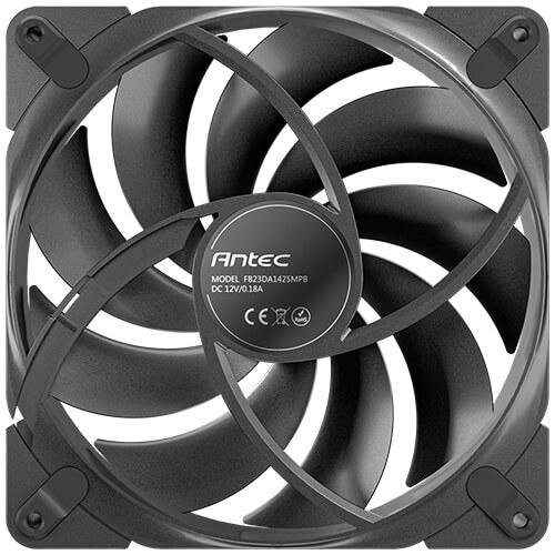 Antec Tranquil 140, 140mm x 25mm Case Fans, PWM Fans, 1500RPM, 85.96CFM, 1.79mmHO, 4 Pin PWM Connec (140 mm, 1 x)