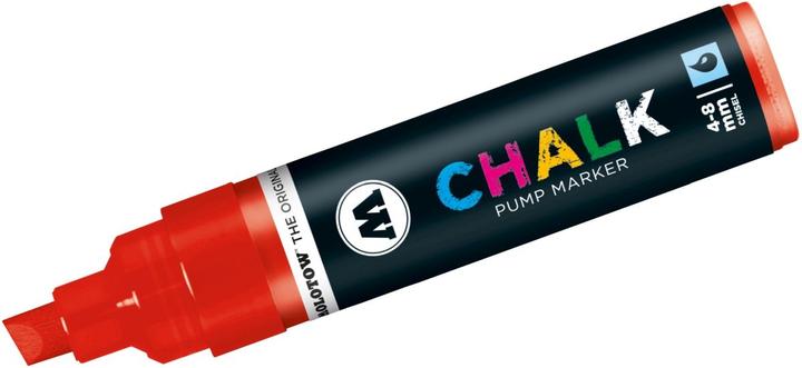 Produktbild Molotow Windowmarker Chalk nachfüllbar 4-8mm rot (Rot, 8 mm, 1 x)