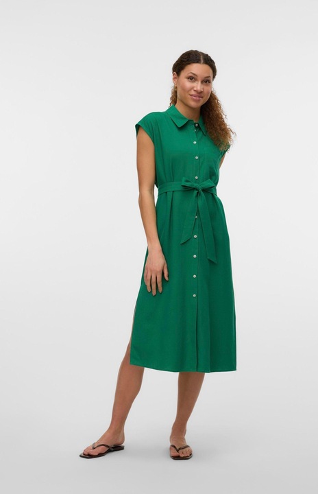 Produktbild Vero Moda VMMYMILO Langes Kleid Hemdblusenkleid (L)