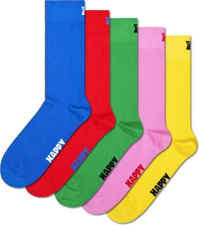 Immagine prodotto Happy Socks Solid (Confezione da 5 pezzi, 36 - 40)