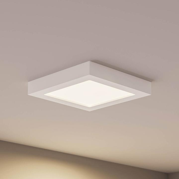 Image du produit Prios Alette LED plafonnier, blanc, 22,7 cm 24W (2656 lm)