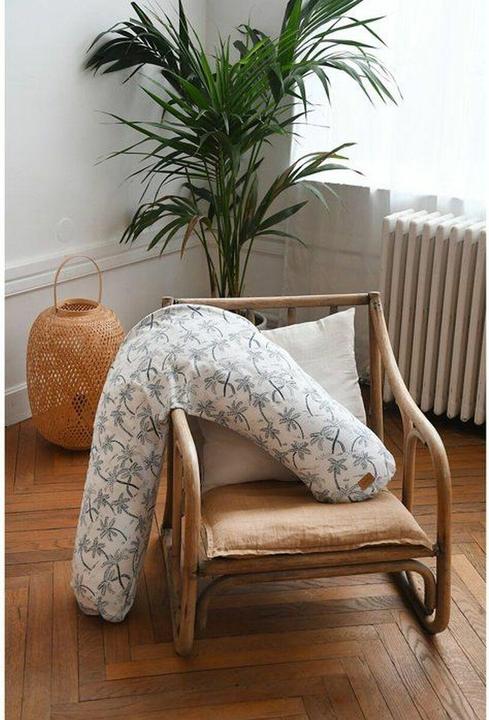 Produktbild Beaba Big Flopsy Stillkissen Palme grau (170 cm)