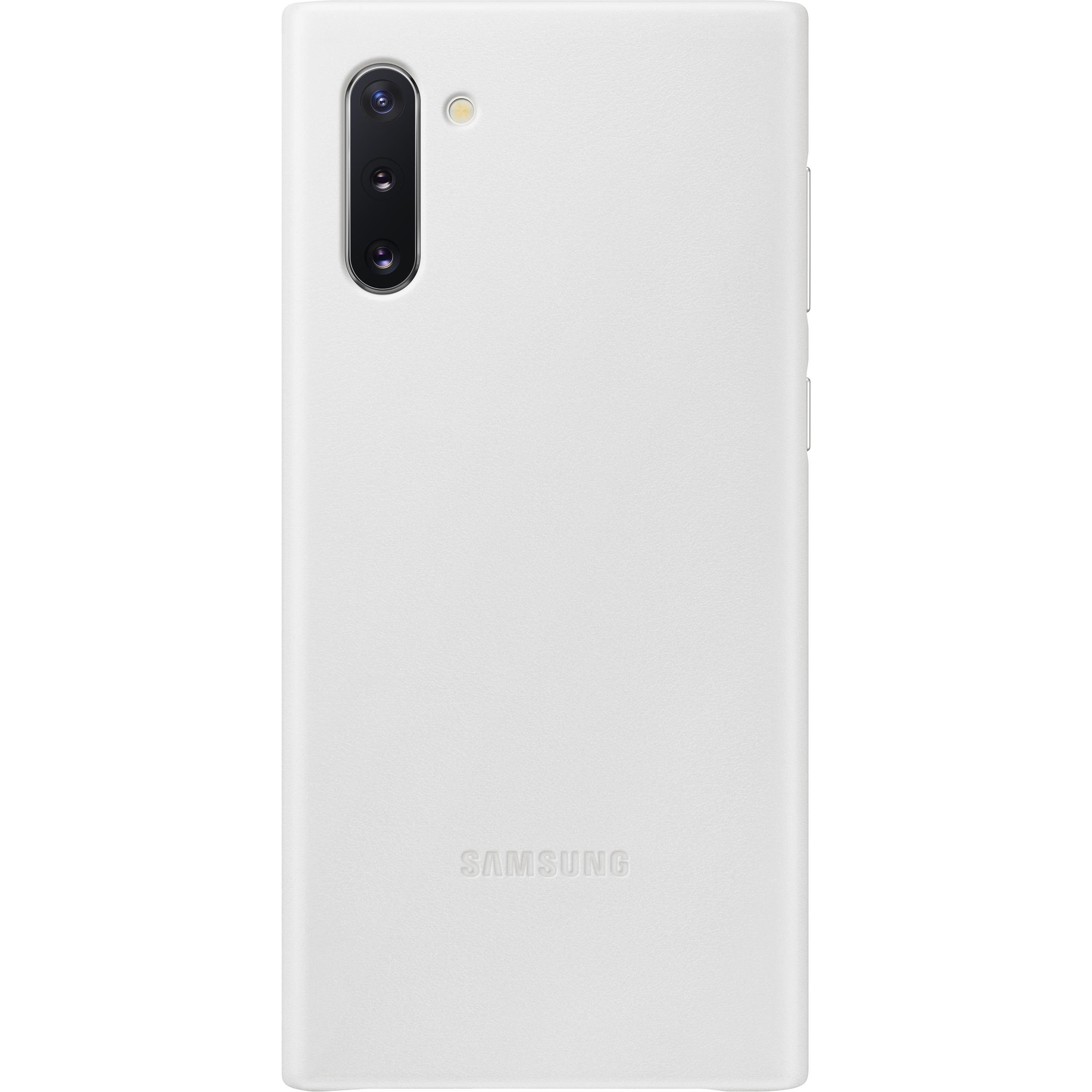 Samsung Leather Cover (Samsung Galaxy Note 10), Smartphone Hülle, Weiss