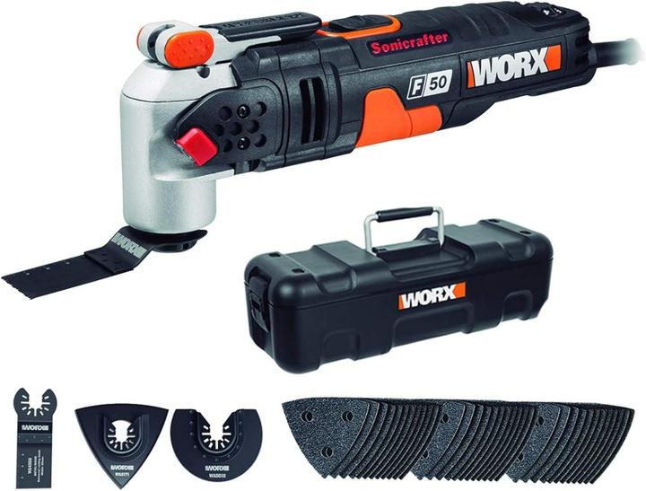 Productafbeelding Worx Multifunctioneel gereedschap WX681 SoniCrafter 450 W incl. 39 st. accessoires