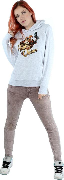 Immagine prodotto Universal Textiles Felpa con cappuccio con stemma di Harley Quinn (XXL)