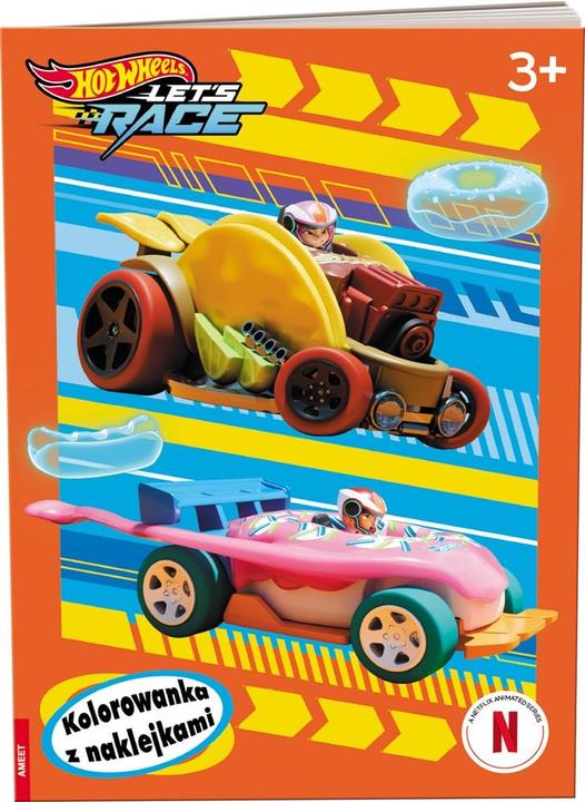 Immagine prodotto Hot Wheels Aufkleber Malvorlagen