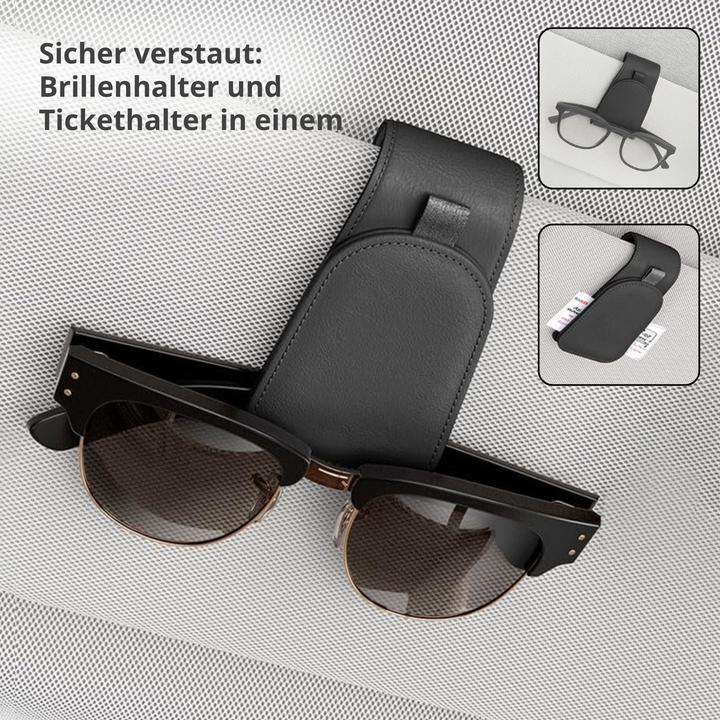 Image du produit Hermex Brillenablage fürs Auto Sonnenblende-Clip Sonnenbrillenhalter Etui